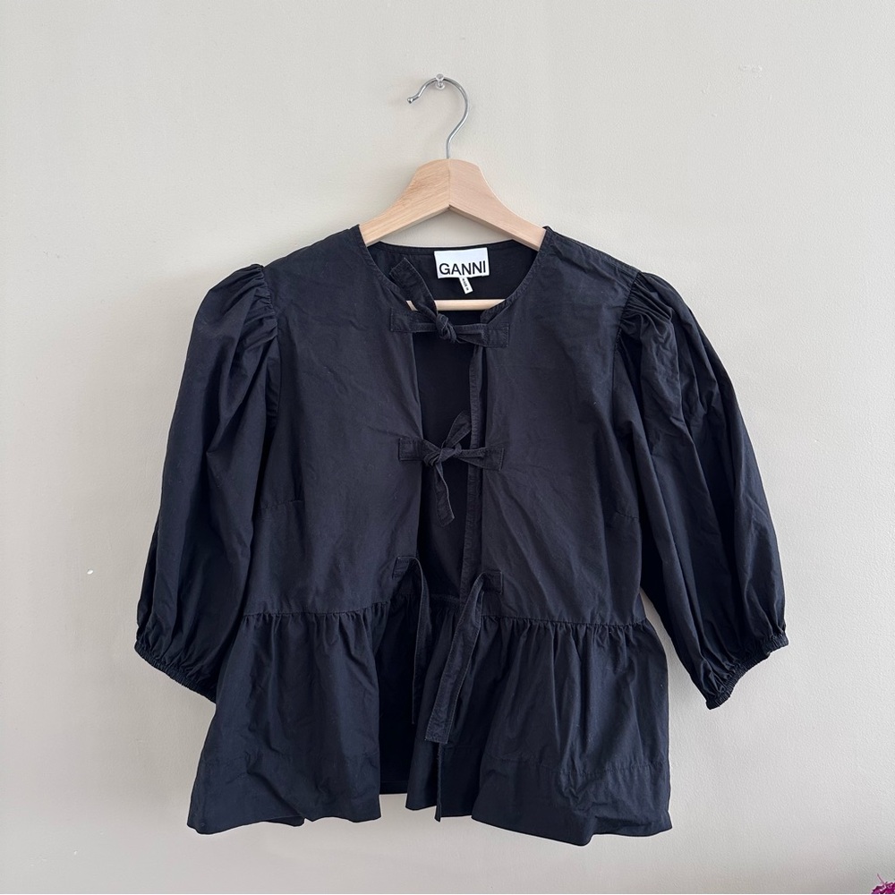 🚫 SOLD on Depop - Ganni Peplum Blouse